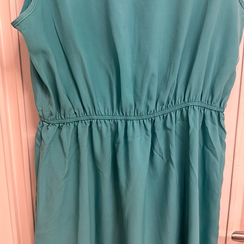 NWOT Topshop Petite Asymmetrical , sleeveless ,elasticated waist dress! UK 12 - Picture 10 of 11